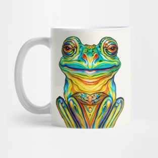 Froggy Animal Spirit (11.2) - Trippy Psychedelic Frog Mug